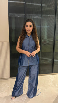 Denim Coord Set for Women – Trendy Casual Co-Ord Outfit
