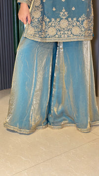 Glass Tissue Suit with Dori, Pearl & Siroksi Work