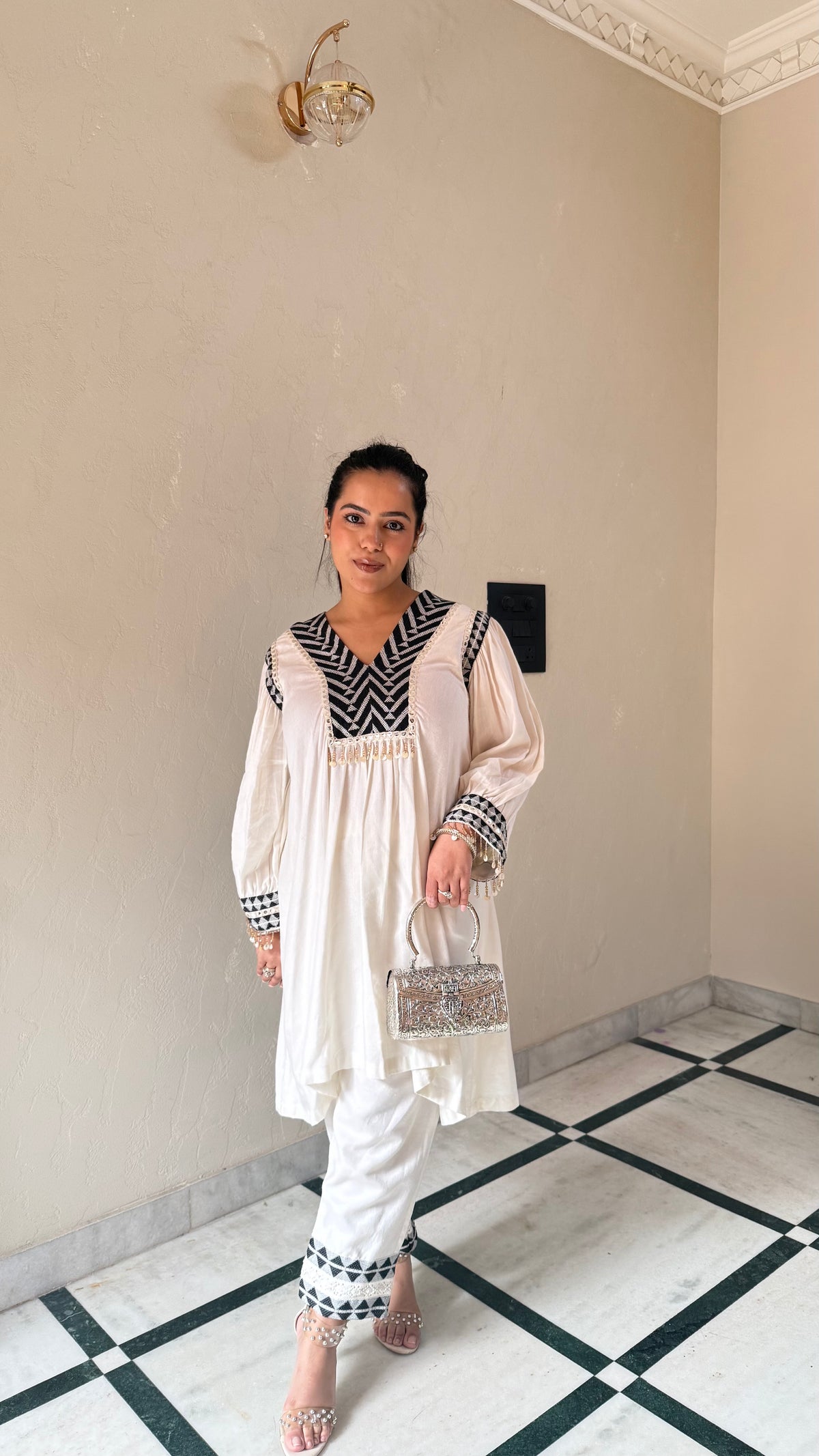 Linen Coord Set with Elegant Finish