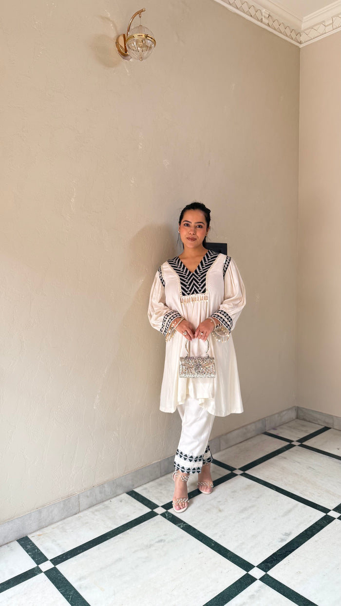 Linen Coord Set with Elegant Finish