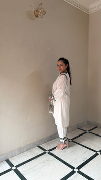 Linen Coord Set with Elegant Finish