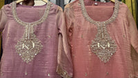 Maheshwari Cotton Suit with Shimmer Tissue, Dori, Sequin & Cutdana Work | Budget-Friendly Suit | Up to Size 44