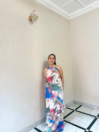 Digital Print Crepe Indowestern Set