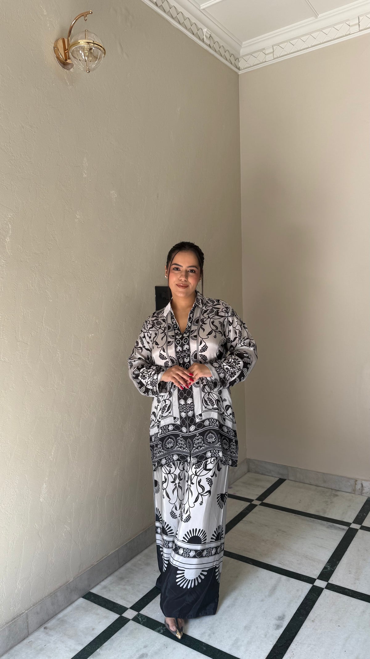 Muslin Digital Print Co-Ord Set