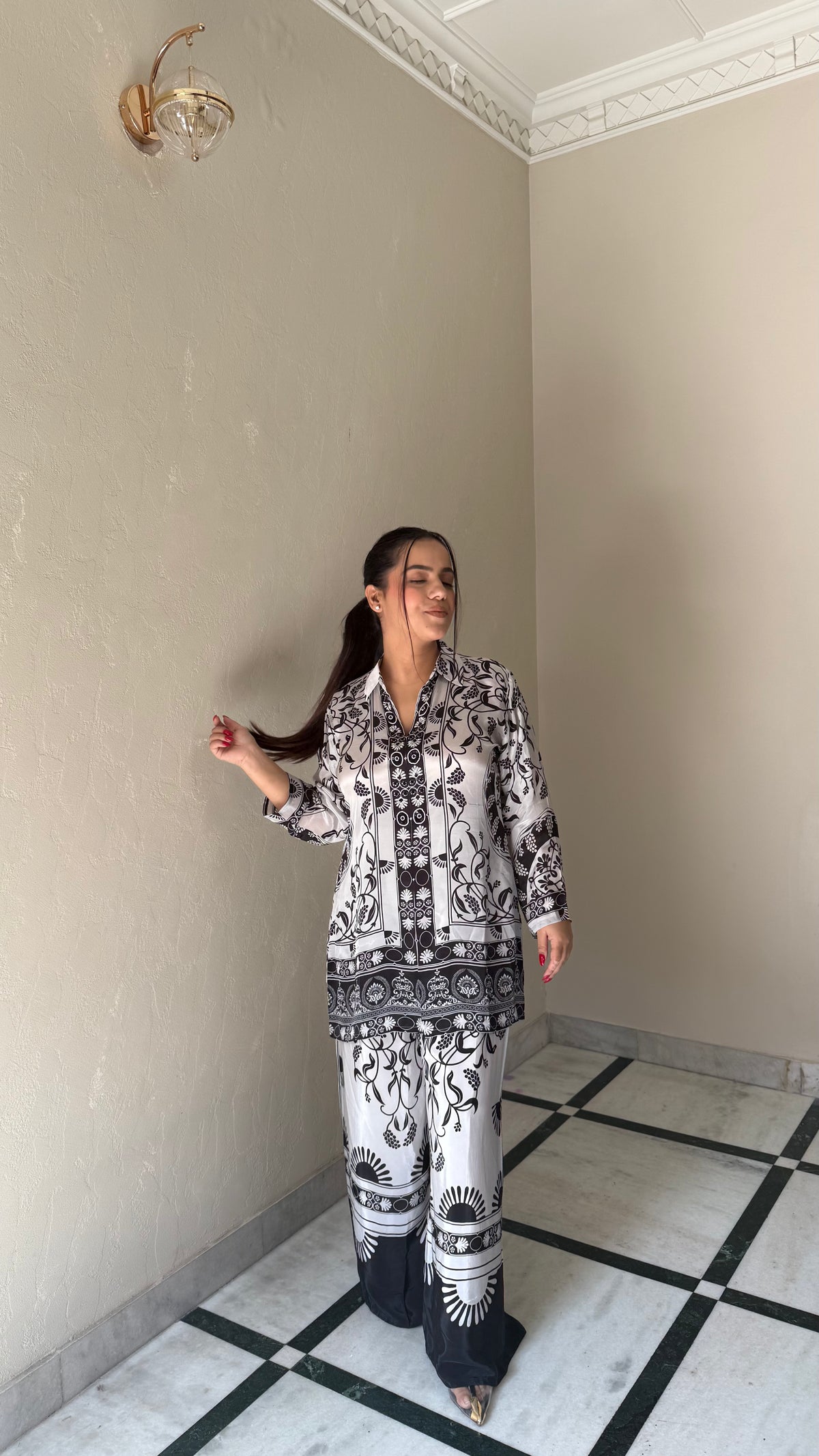 Muslin Digital Print Co-Ord Set