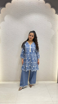 Thread Embroidered Co-ord Set