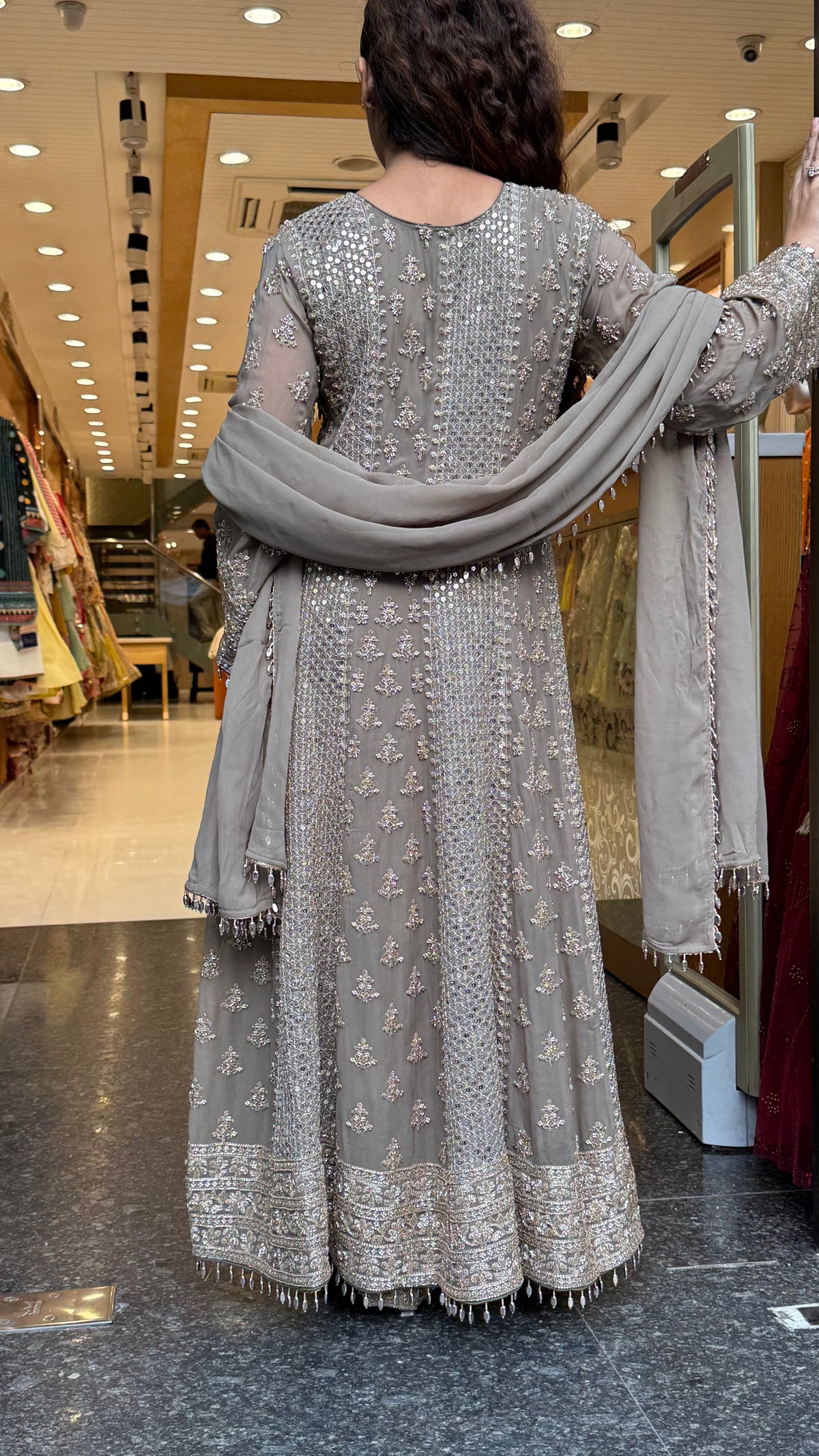 Premium Georgette Suit Set with Sequin & Bead Work | Designer Festive Wear