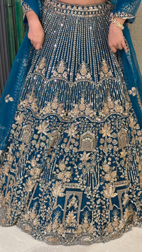 Celestial Charm: Handwork Net Lehenga Set