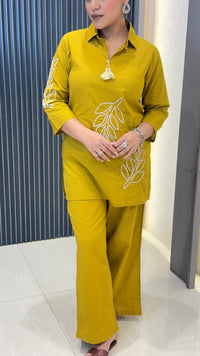 Cotton Co-ord Set with Dori Work