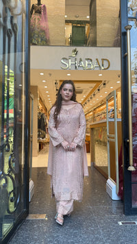 Women's Premium Pakistani Suit | Georgette fabric | Sequin Shirt with Beads work