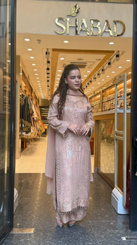 Women's Premium Pakistani Suit | Georgette fabric | Sequin Shirt with Beads work