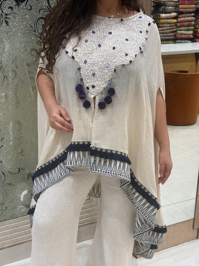 Elegance Set with Sequin & Thread Handwork
