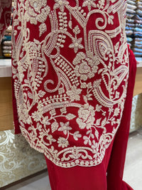 Elegant Beads Work Suit