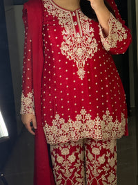 Handworked Suit with Beads work| Up to Size 46