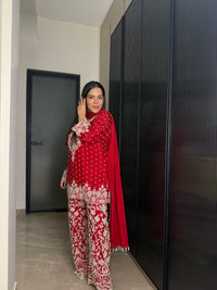 Handworked Suit with Beads work| Up to Size 46