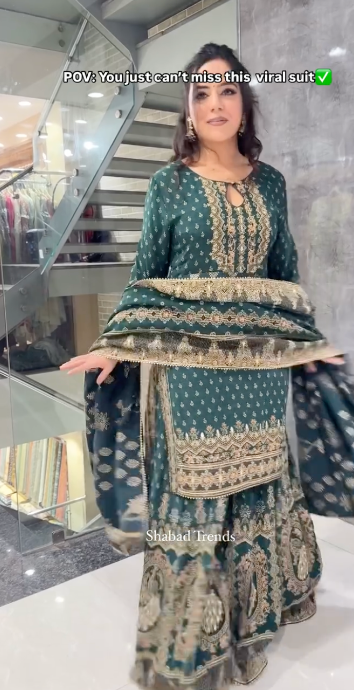 Digital Print Sharara Suit – Stylish & Elegant Ethnic Wear