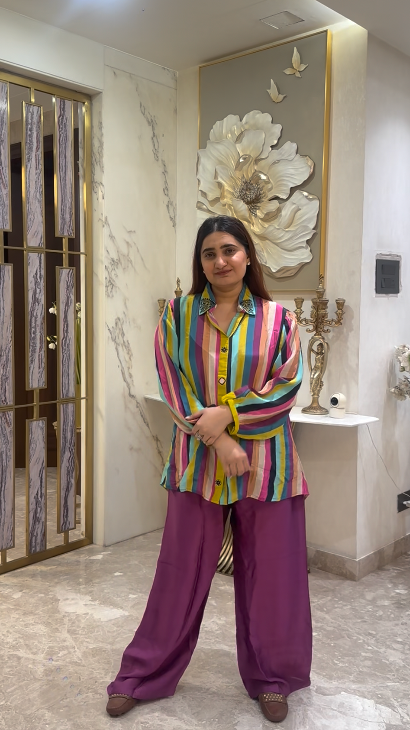 Luxe Korean Silk Co-ord Set – Effortless Elegance & Supreme Comfort