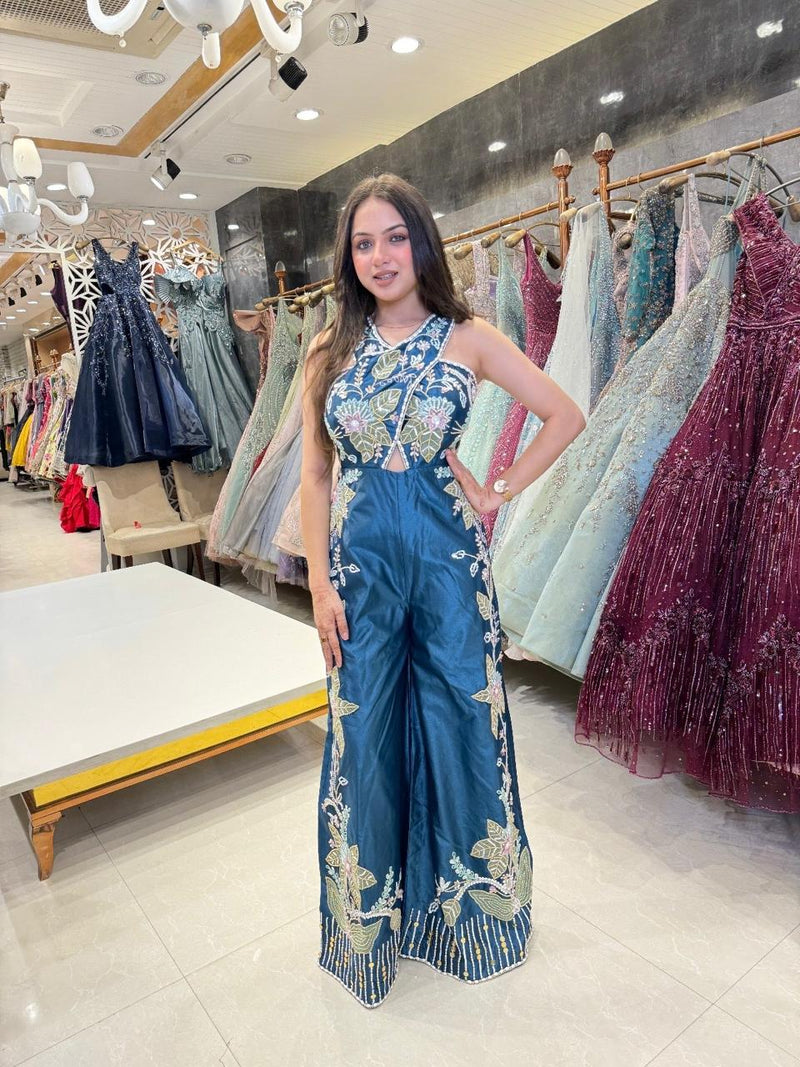 Indo-Western Handwork Jumpsuit for Women | Elegant and Trendy