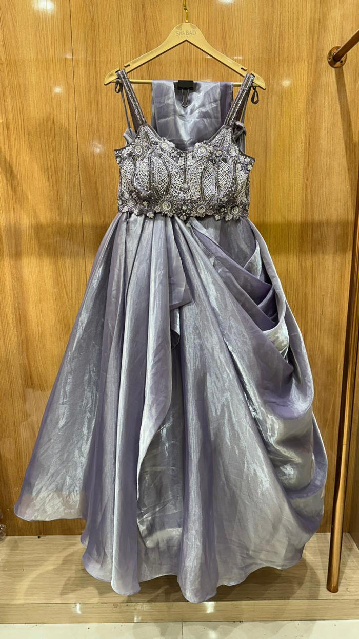 Shimmer Fabric Lehenga with Handwork Blouse