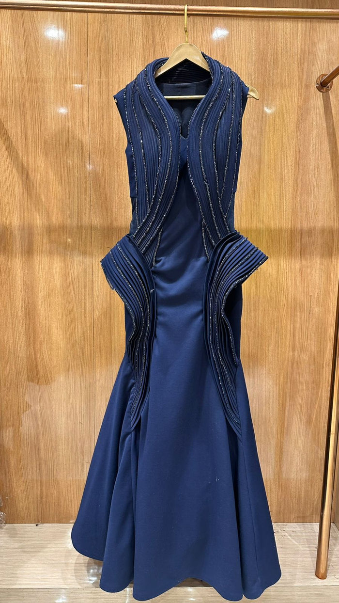 Exclusive Cocktail Gown with Handwork