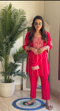 Effortless Elegance – Cotton Coord Set for All-Day Comfort!