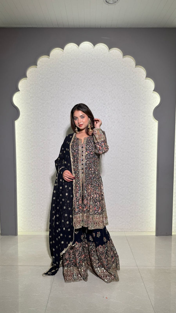 Elegant Zari Work Suit