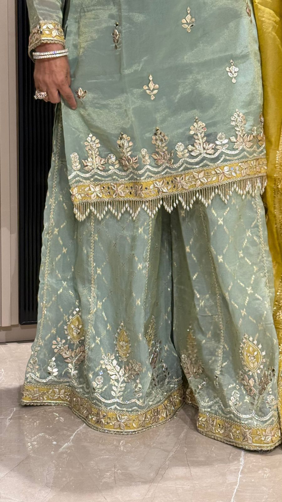 Shimmer Silk Gotta Work Suit Set | Up to Size 46