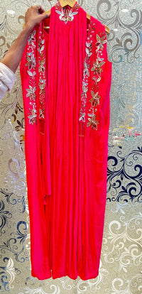 Chic Handwork Outfit with Short Jacket – Elegant Festive Set